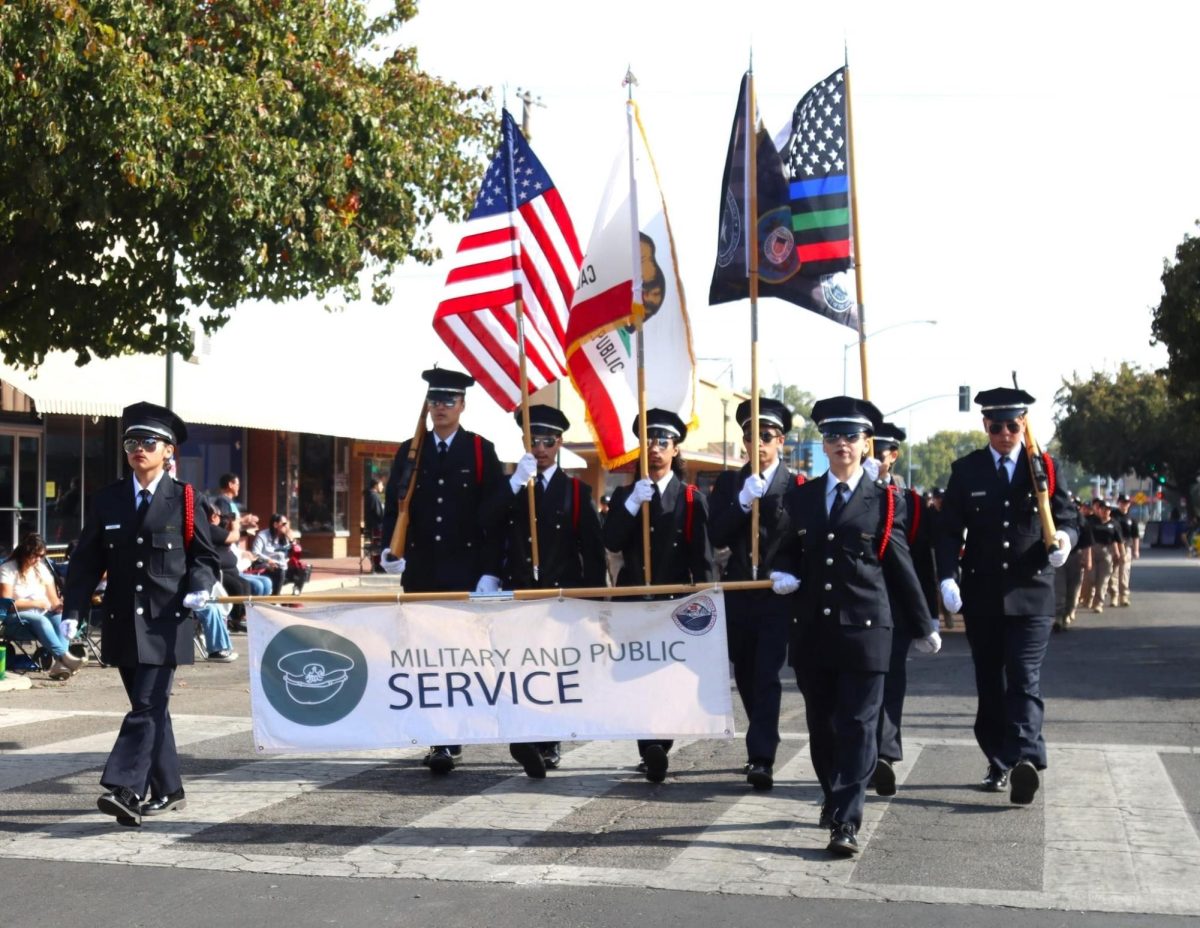 Honor Guard showing respect towards the U.S. through their flags and stance at their events.


   